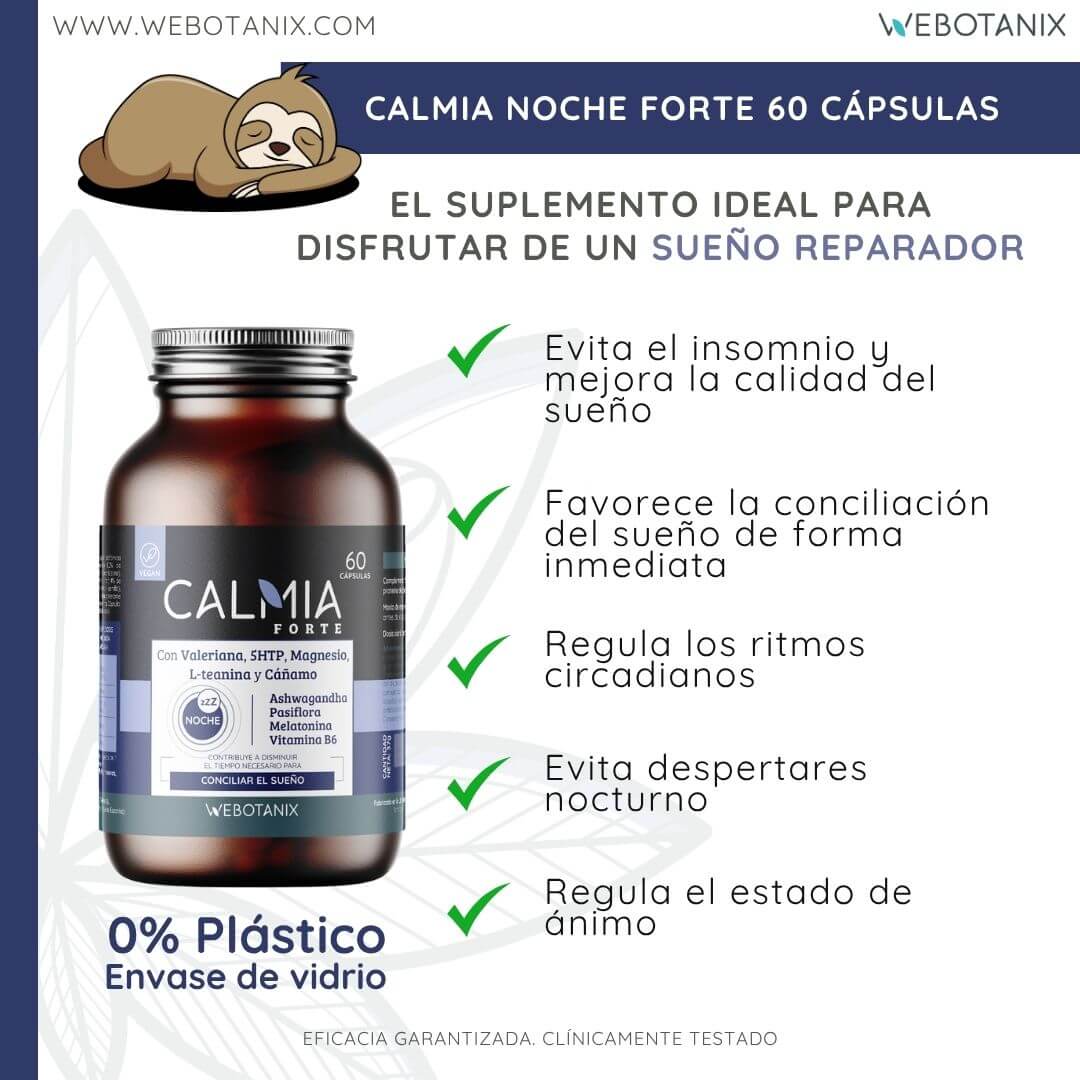 Webotanix Calmia Noche Forte 60 capsule sonno melatonina