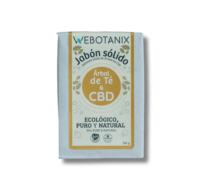 Webotanix Cosmetica sapone solido tea tree bio 100g pelli grasse