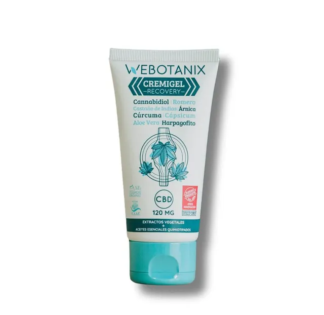 Webotanix MARINECOL Cremigel Recovery gel 75 ml 120 mg CBD