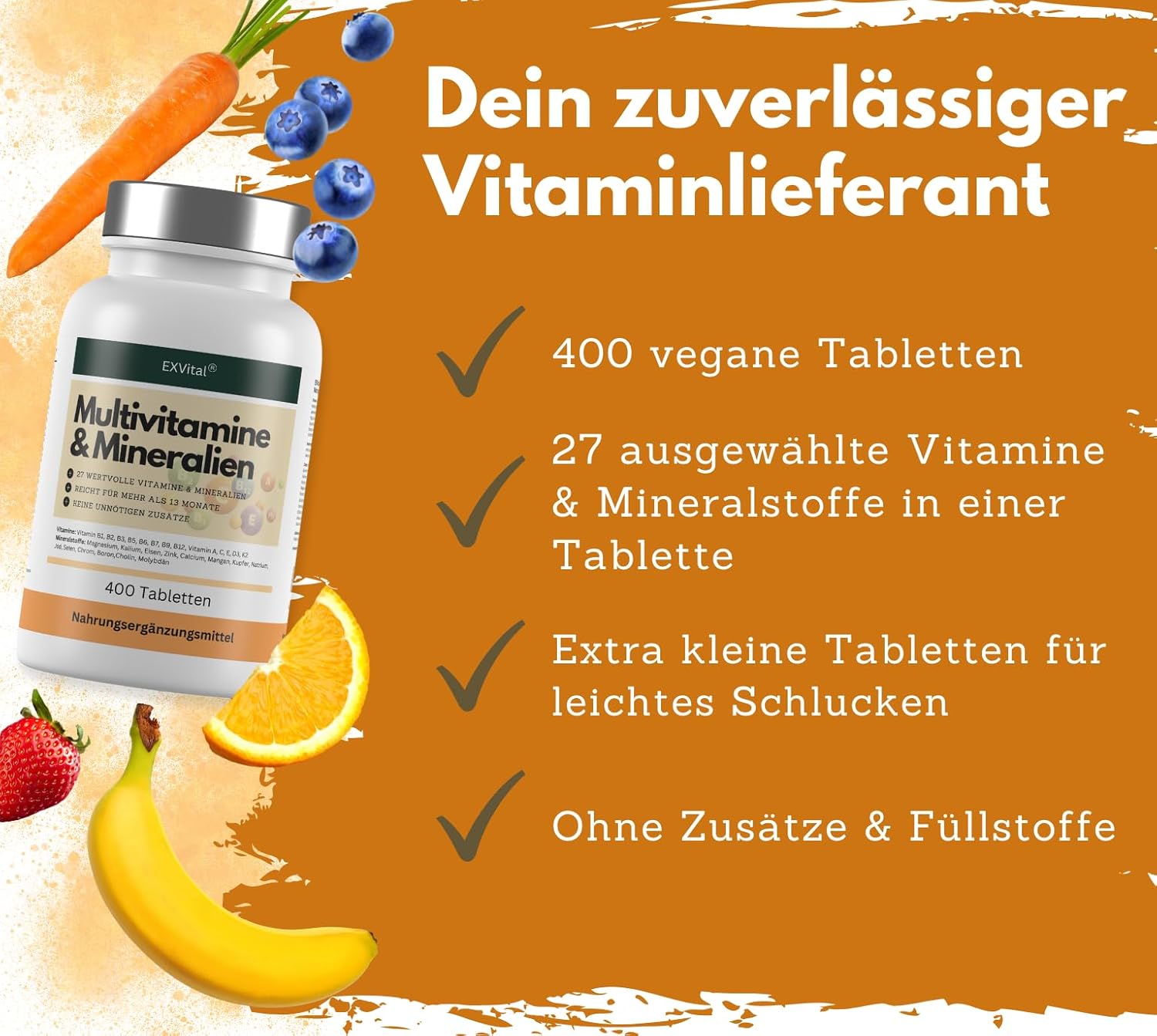 EXVital Essentials Multivitaminico 400 compresse 27 vitamine