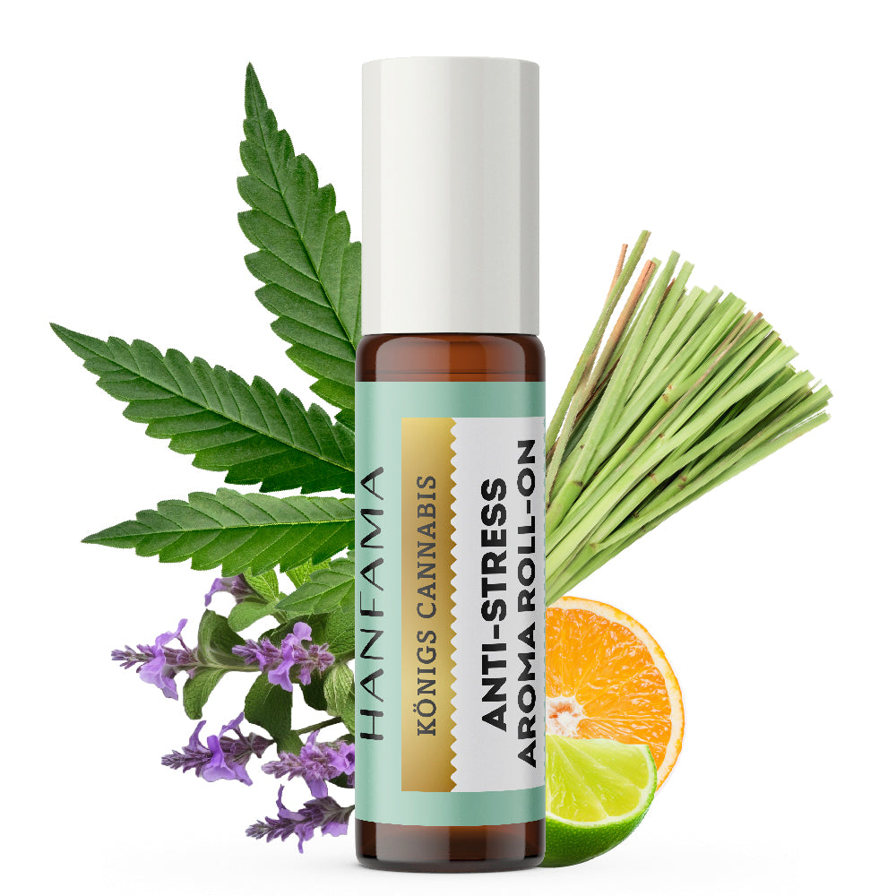 Hanfama Antistress roll on CBD 10 ml lemongrass bergamotto