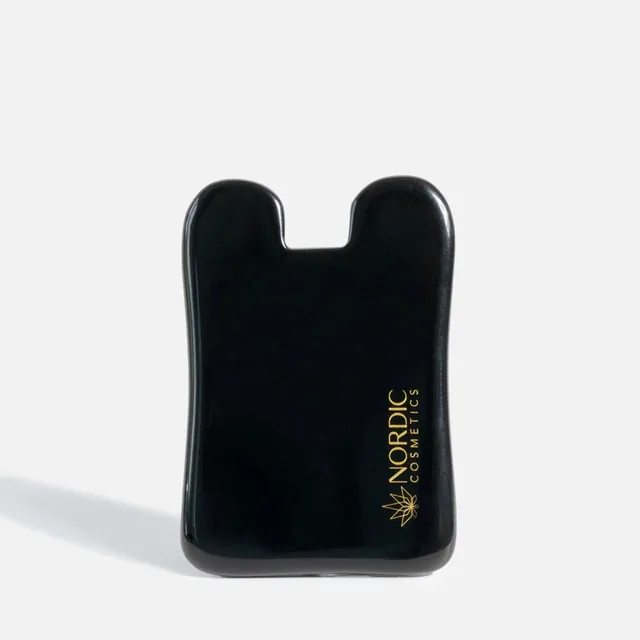 Nordic Oil Gua Sha ossidiana nera modellante viso