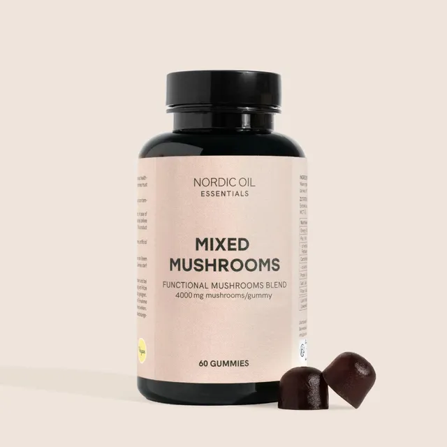 Nordic Oil Funghi Medicinali Gommose 60 Pezzi Vegane