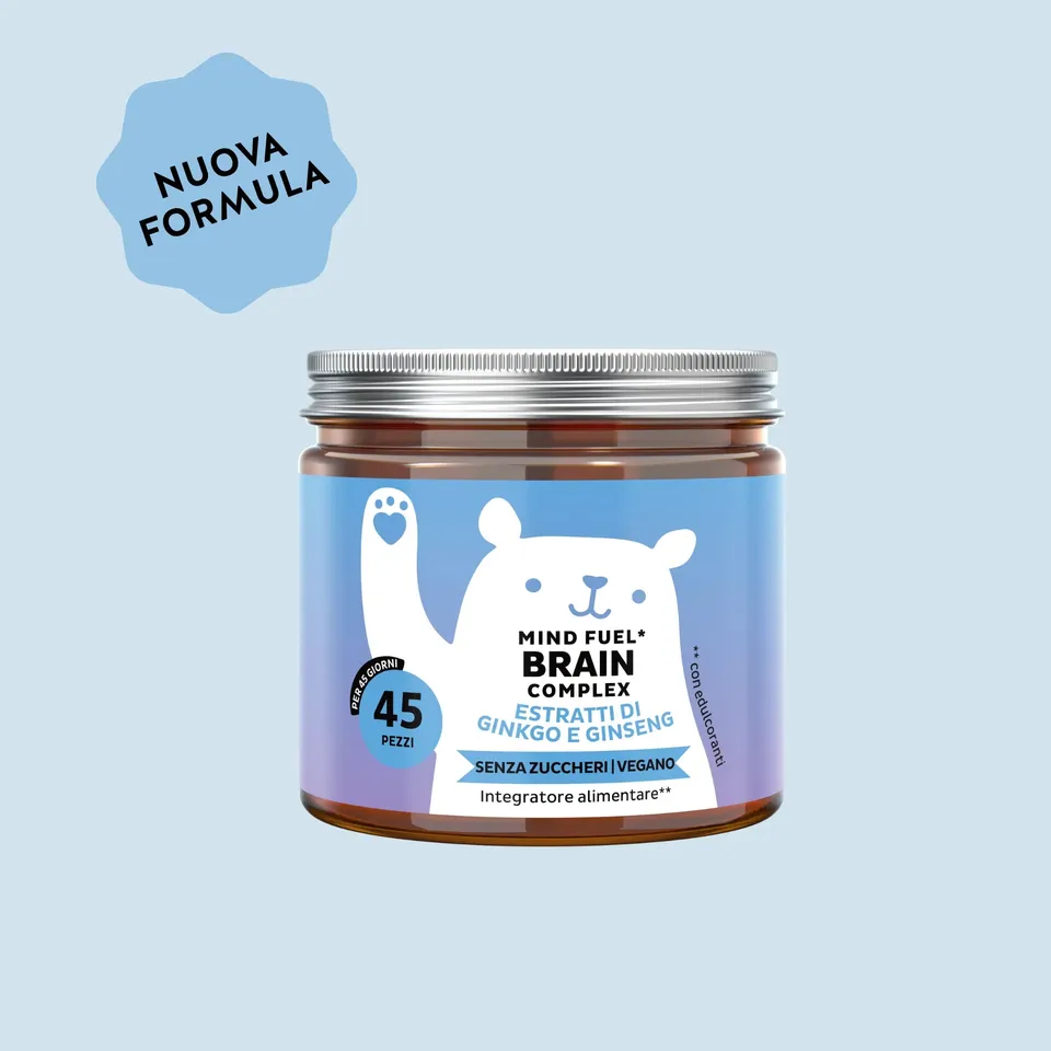 Beauty Bears Mind Fuel Brain Complex gommose 45 giorni focus