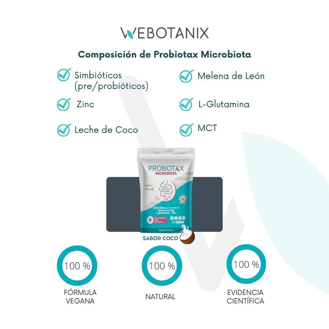Webotanix PROBIOTAX Microbiota probiotico cocco 150g