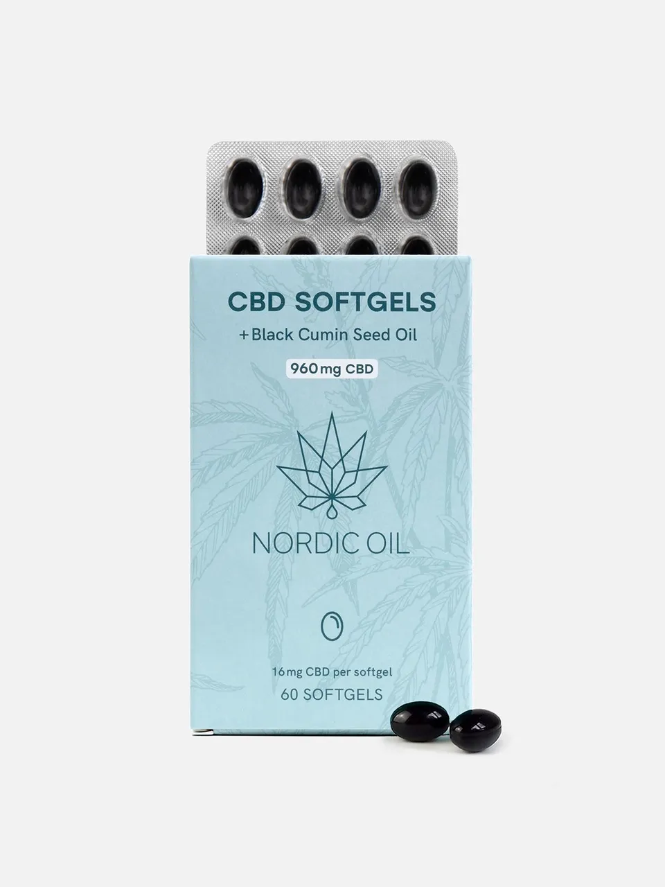 Nordic Oil CBD Capsules capsule CBD 960 mg 60 capsule