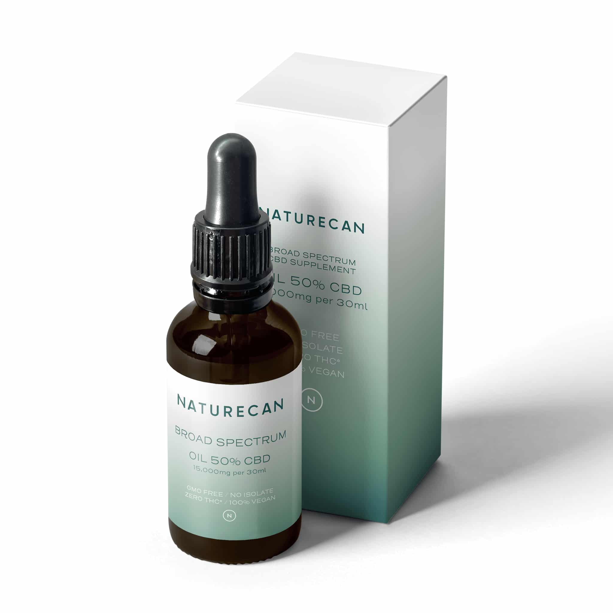 Naturecan CBD Oil Olio CBD 50% Broad Spectrum 10ml