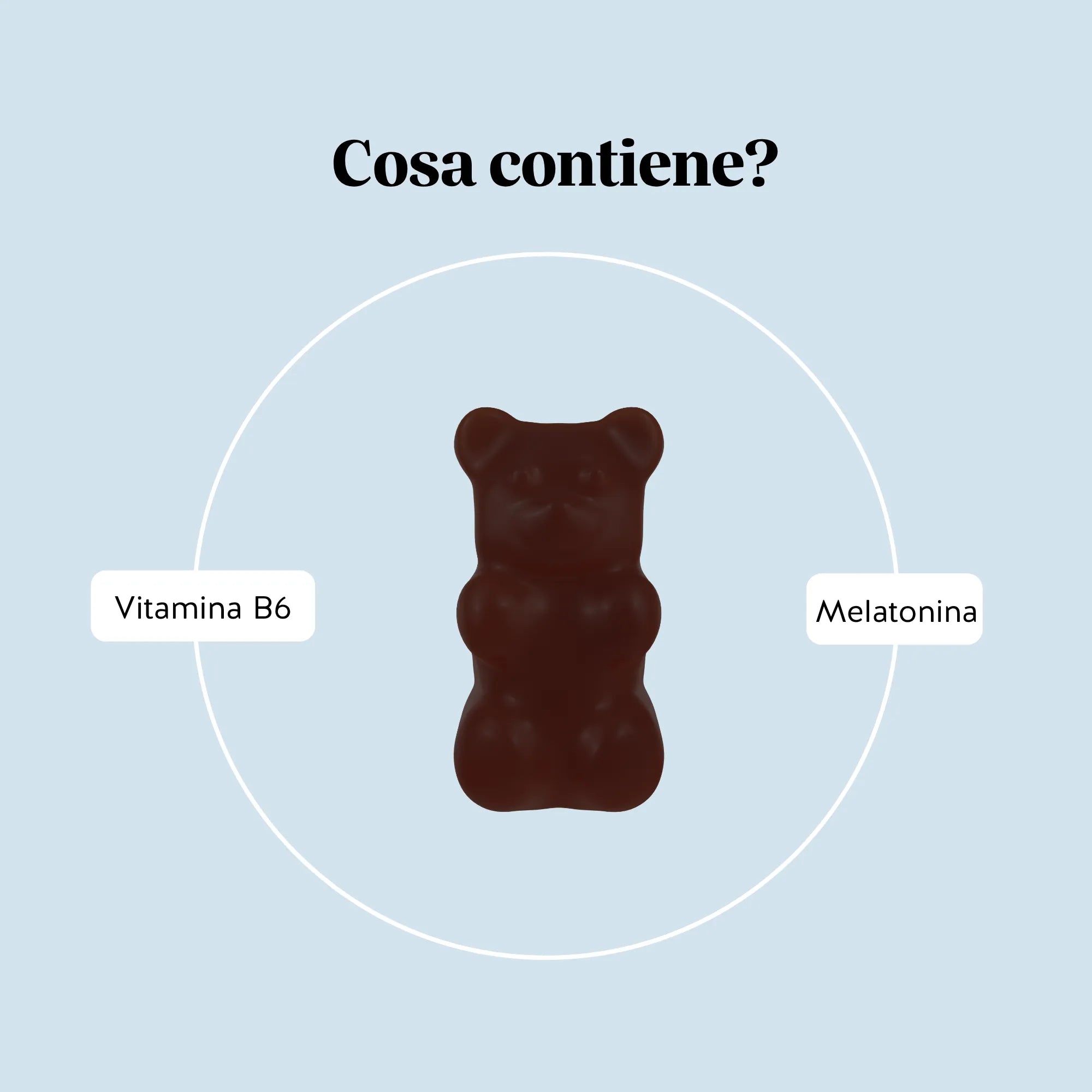 Beauty Bears Super Snooze Sleep gommose 45 giorni melatonina