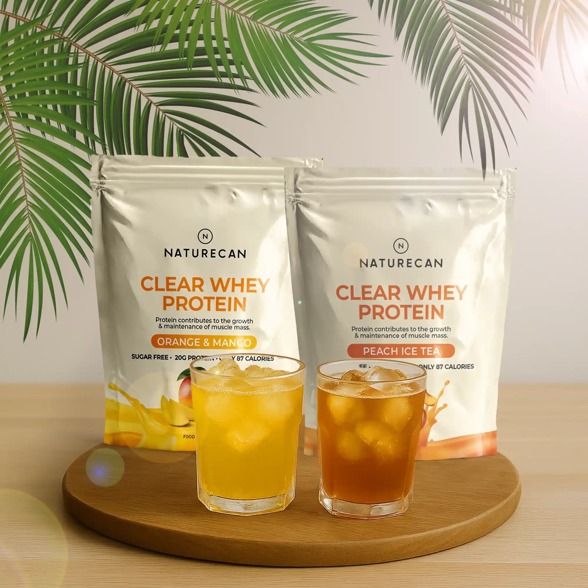 Naturecan Protein Clear Whey proteine pesca 1kg 23g