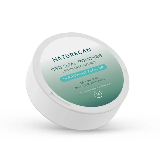 Naturecan CBD Snacks Snus CBD Menta 20mg 15 Pezzi