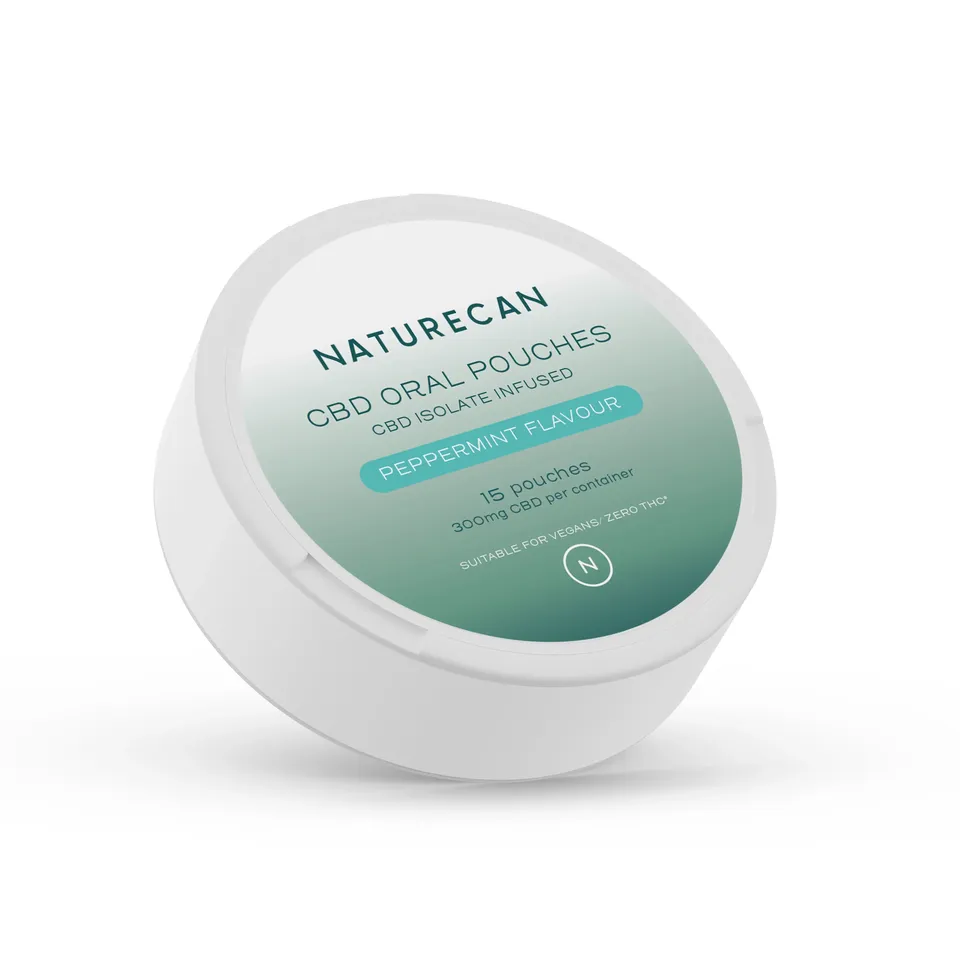 Naturecan CBD Snacks Snus CBD Menta 20mg 15 Pezzi