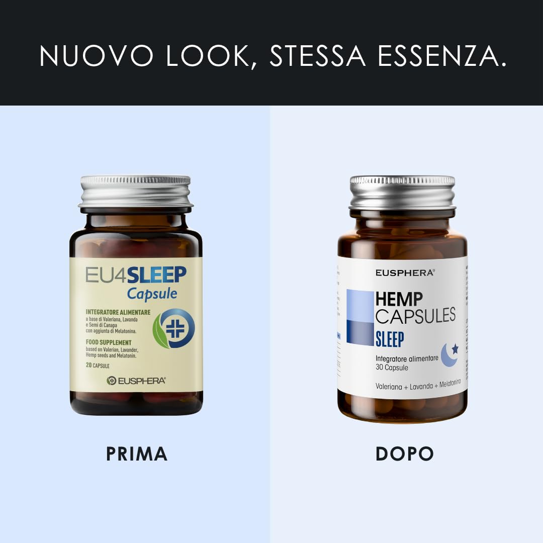 Eusphera EU4Sleep Melatonina Compresse con Valeriana
