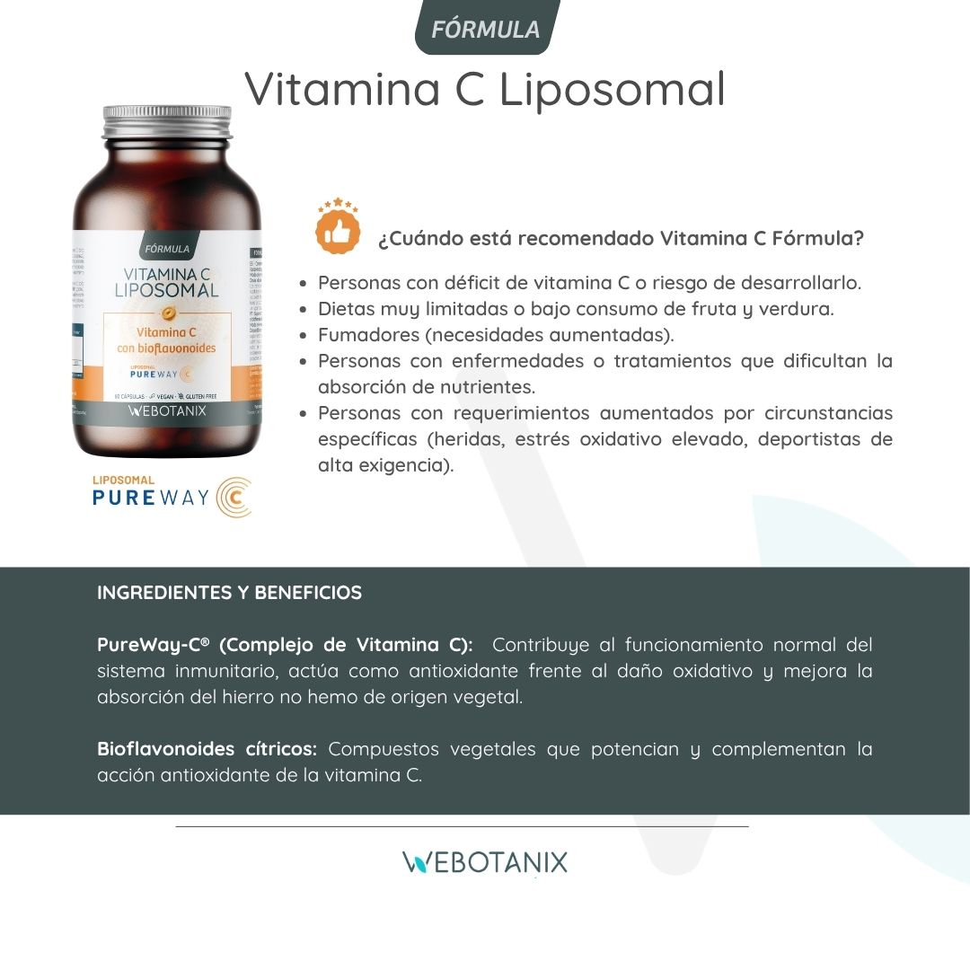 Webotanix Fórmula Vitamina C Liposomiale capsule 60 pz