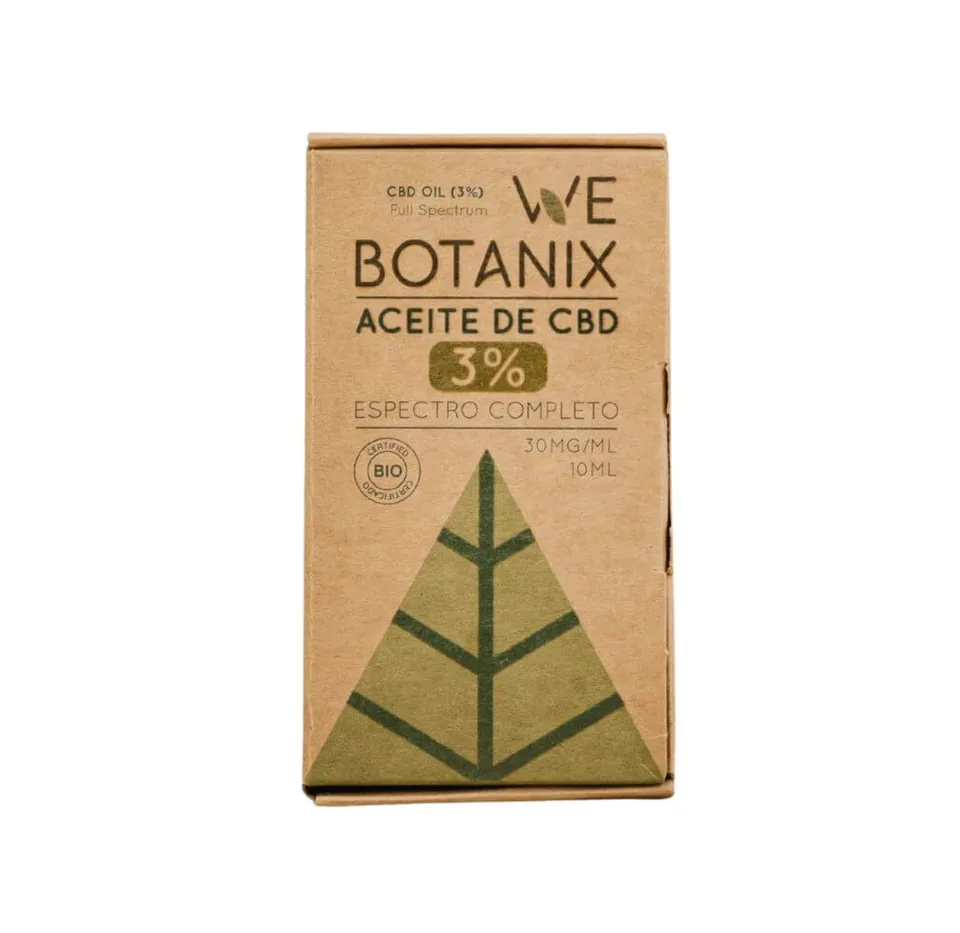 Webotanix Aceites CBD olio CBD 3% BIO 10ml limone