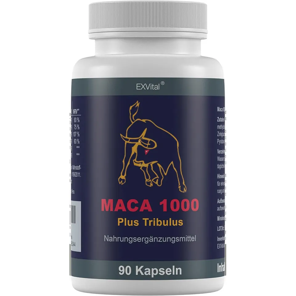 EXVital Sport Maca 1000 Plus Tribulus 90 capsule zinco