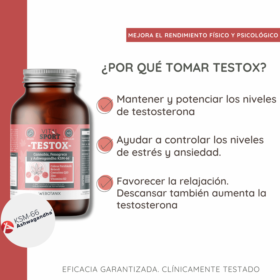 Webotanix Vital Sport Testox capsule 60 con zinco