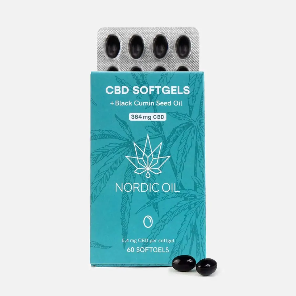 Nordic Oil CBD Capsules Liposomiali 384 mg 60 capsule