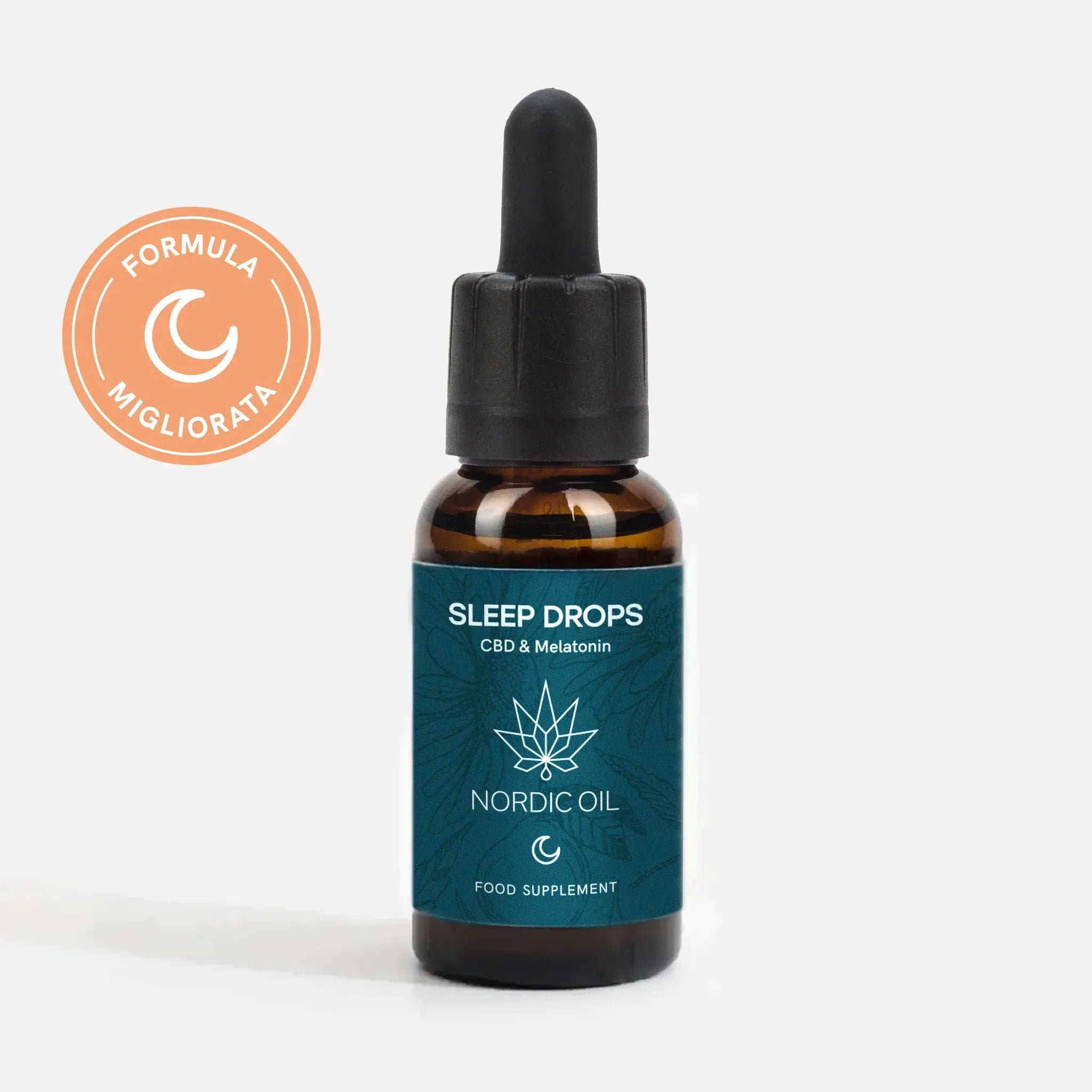 Nordic Oil CBD Oil Plus gocce sonno CBD melatonina