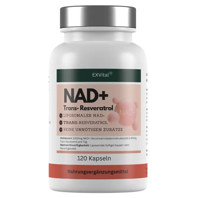 EXVital Beauty NAD+ 1000mg capsule 120 pz con resveratrolo