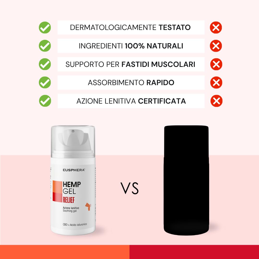 Eusphera Creme CBD crema riscaldante muscoli 75 ml