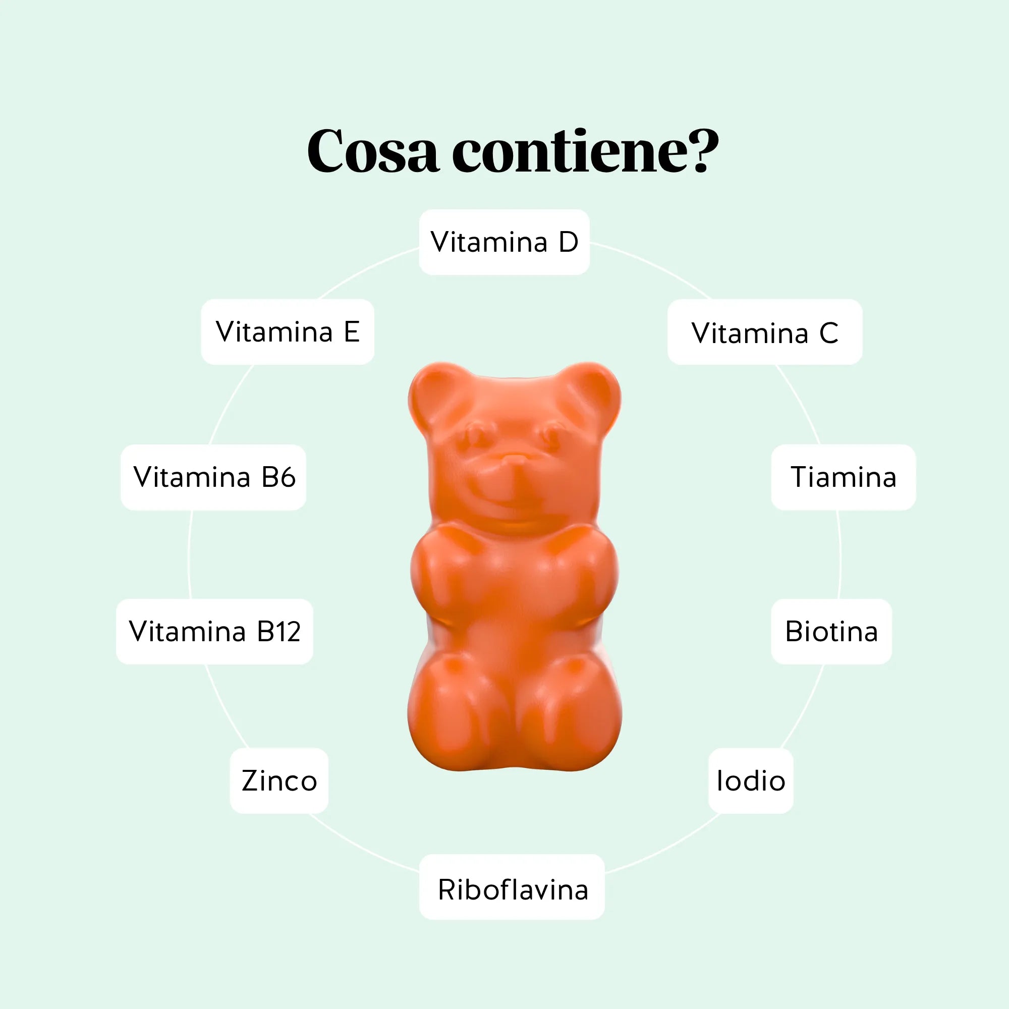 Beauty Bears Duo Benessere Famiglia orsetti multivitaminici adulti bambini
