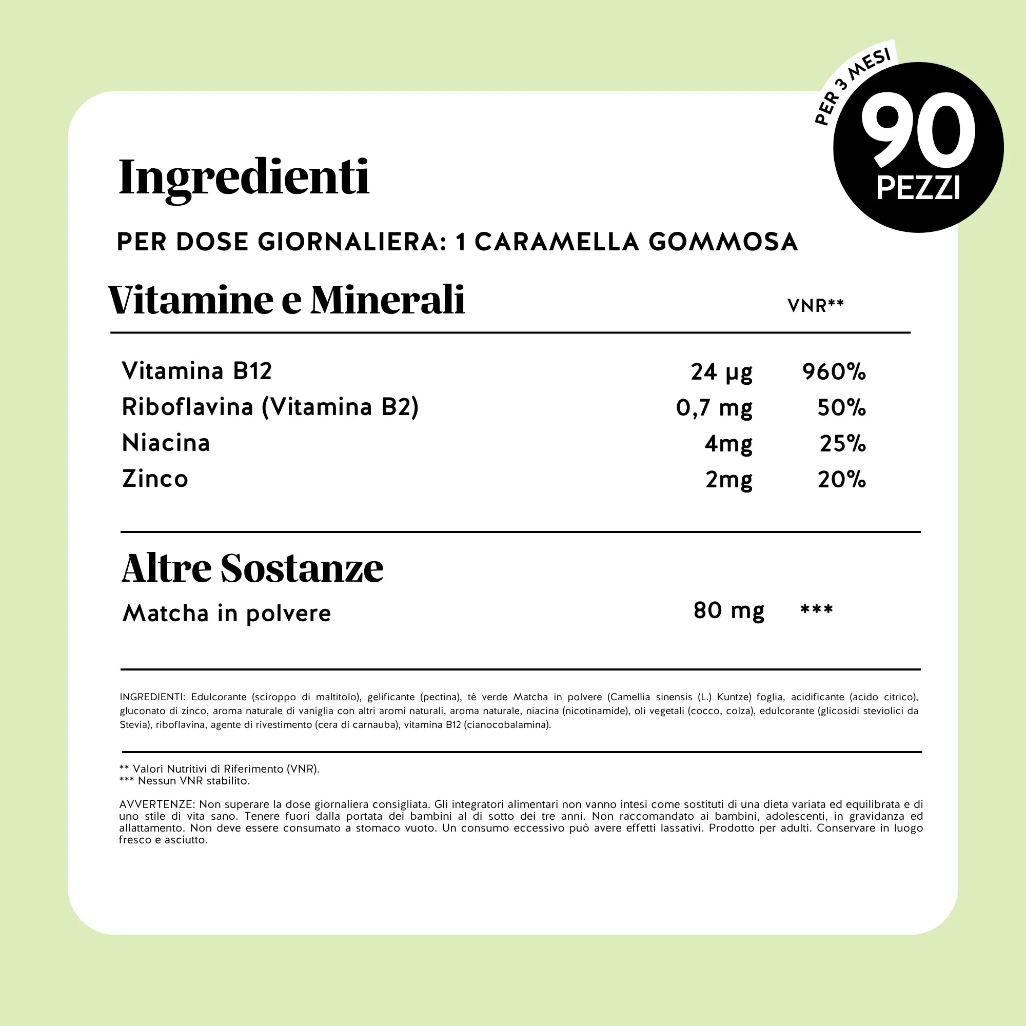 Beauty Bears My Metabolic integratore matcha 45 orsetti zinco