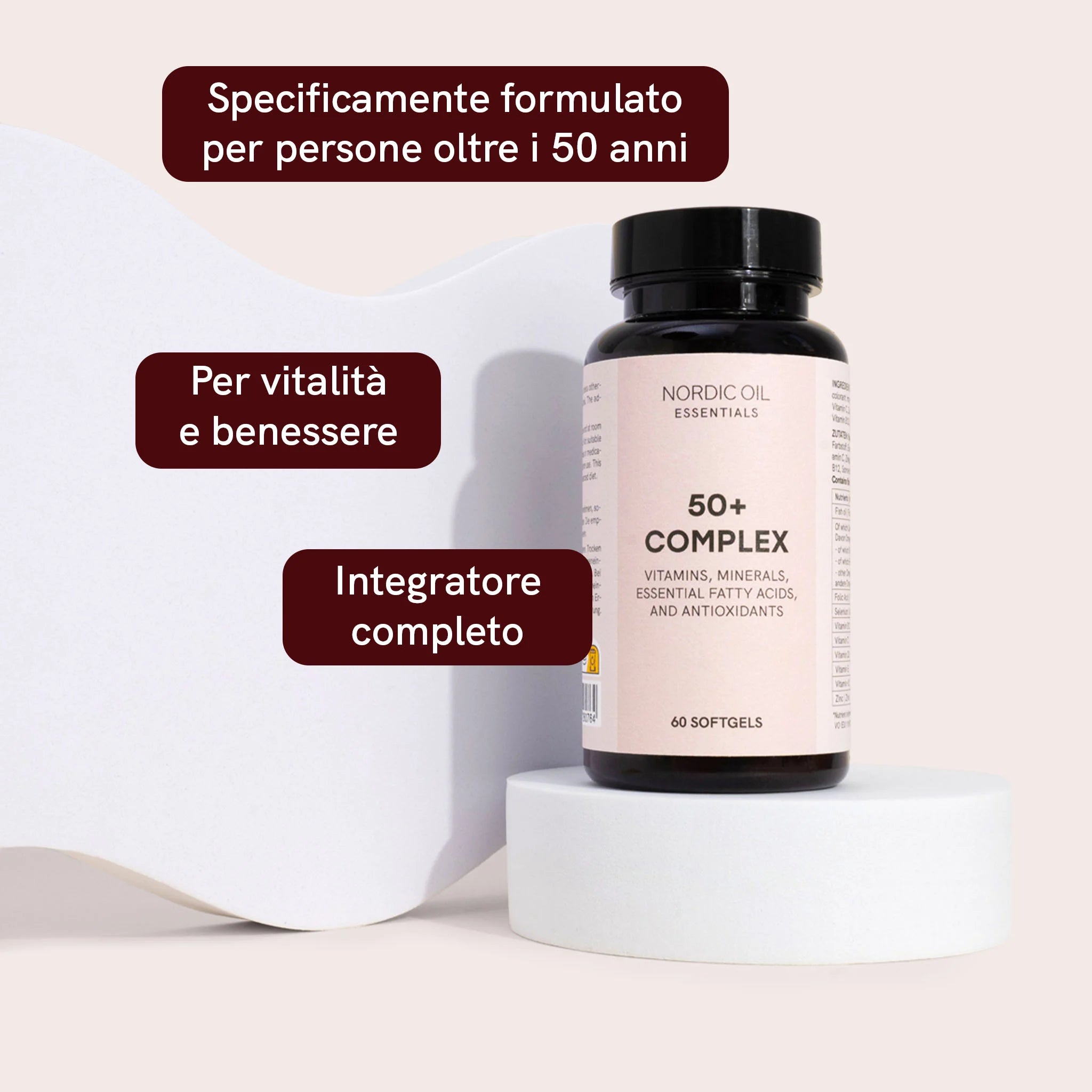 Nordic Oil CBD Capsules Multi Complex 50+ capsule