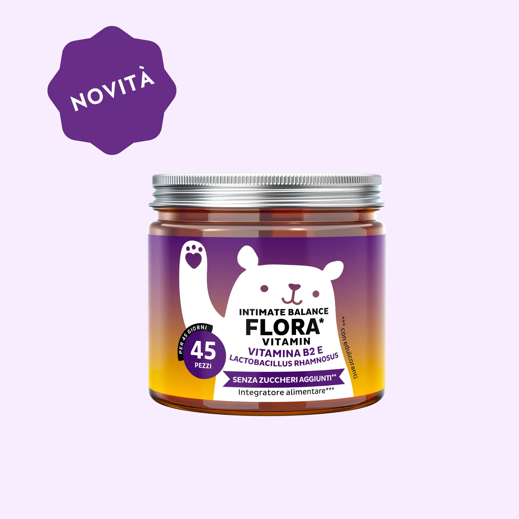 Beauty Bears Intimate Balance Flora Vitamin gommose 45 giorni intimo