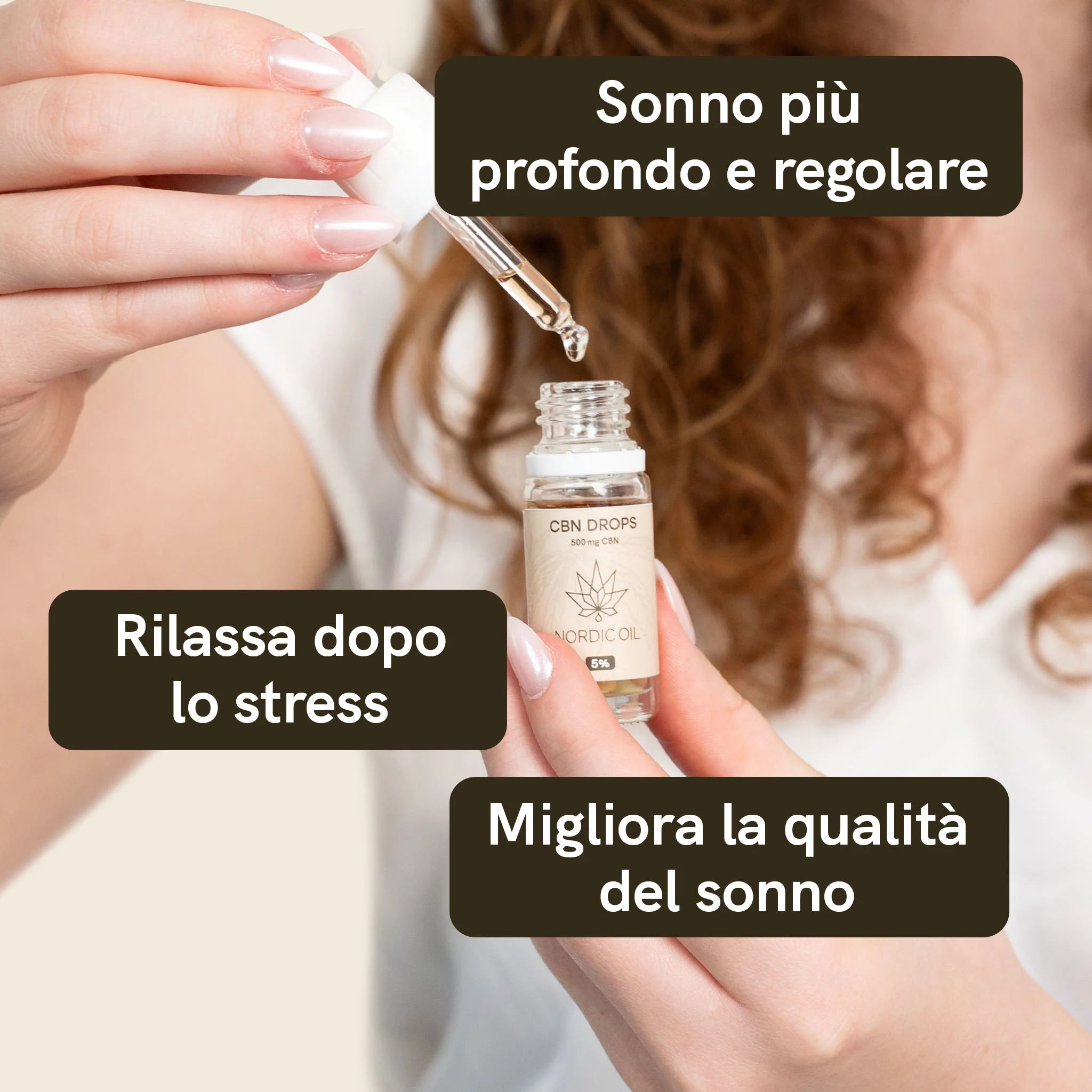 Nordic Oil CBN 5% olio sonno 500 mg 10 ml