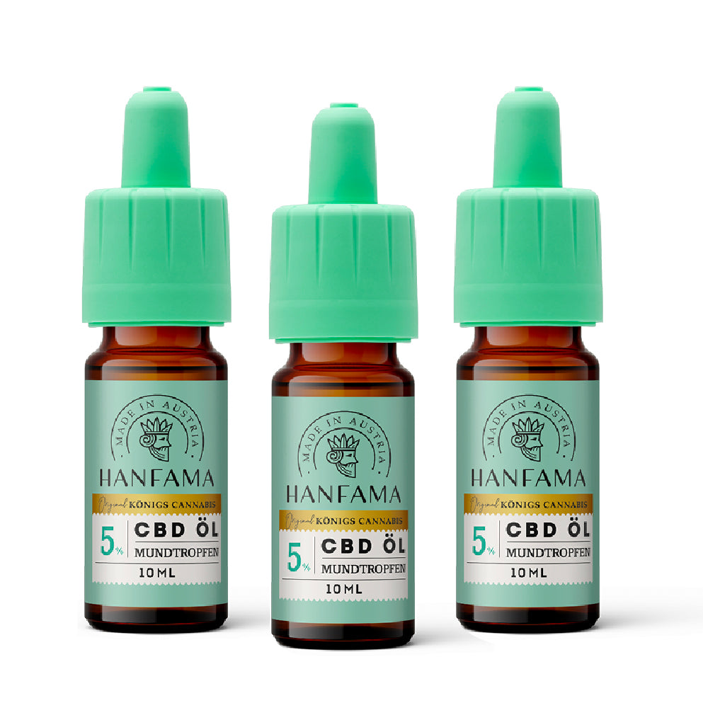 Hanfama CBD olio 5% gocce 10 ml 500 mg THC free