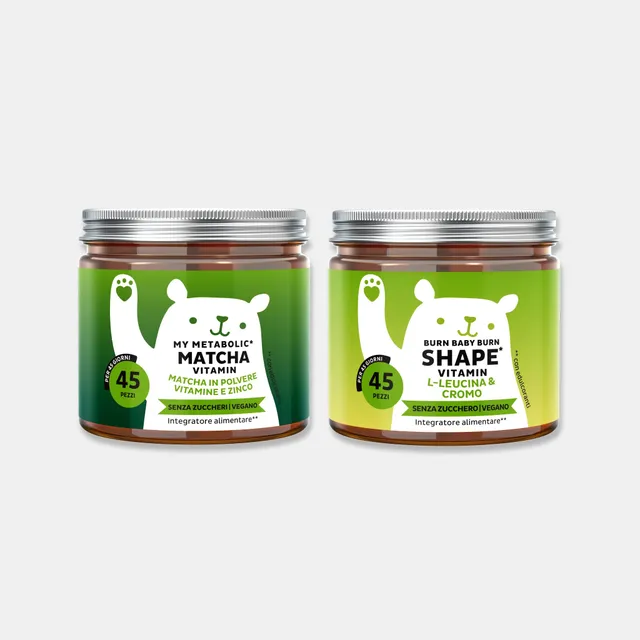 Beauty Bears Green Up Duo integratore metabolismo 2x45 orsetti