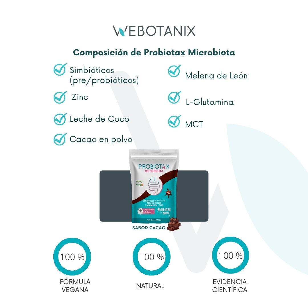 Webotanix Probiotax Microbiota cacao integratore 150g