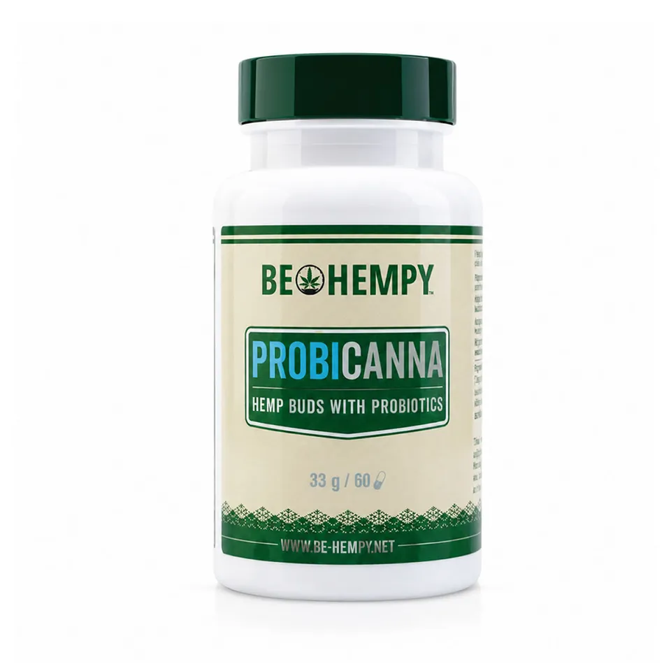 Behempy ProbiCanna 60 capsule CBD con fermenti