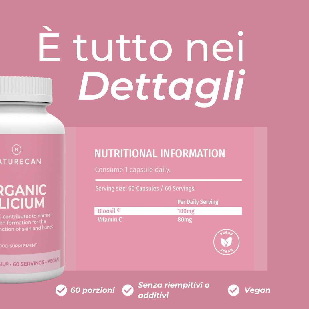 Naturecan Bloosil silicio 60 capsule 100mg