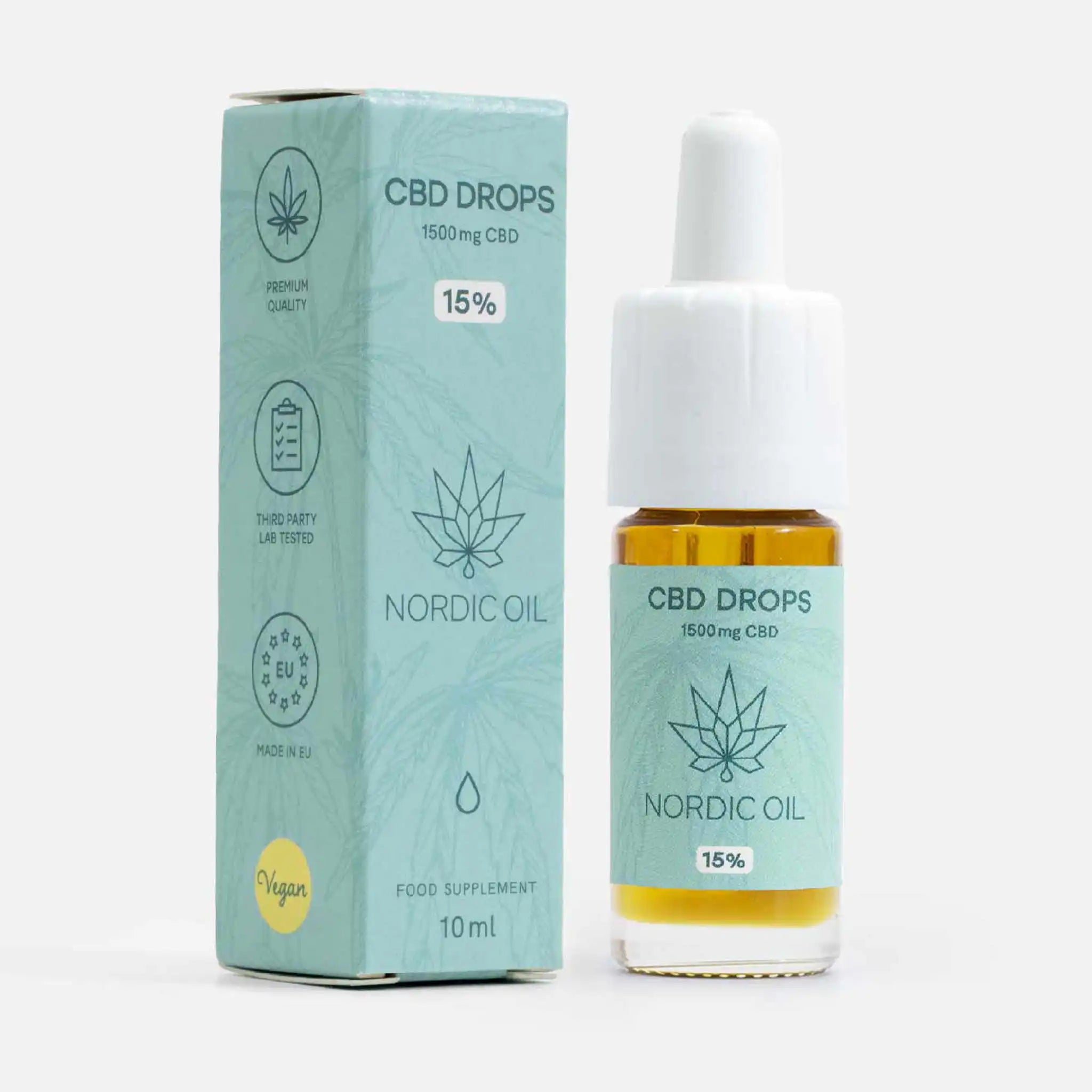 Nordic Oil CBD Oil Plus olio CBD 15% 3x10 ml 1500 mg mente serena