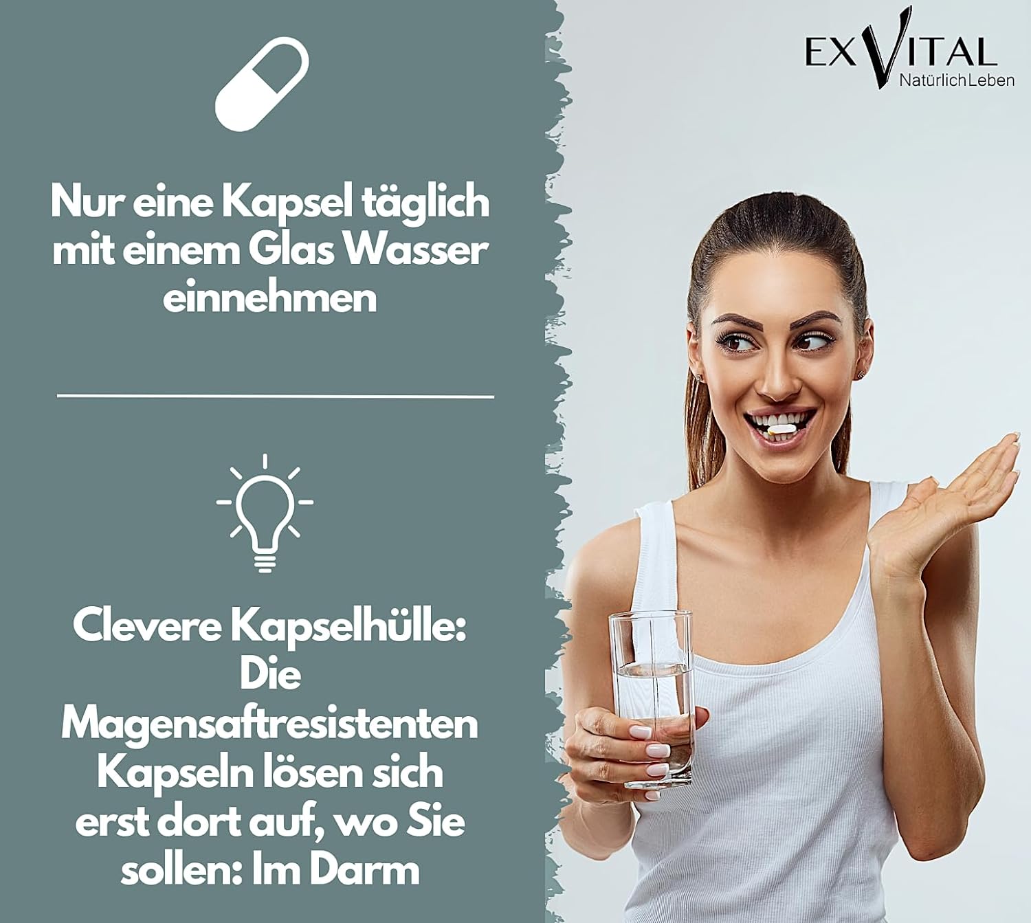EXVital Darmgesundheit Flora+ Kulturen capsule 120 pezzi 22 ceppi