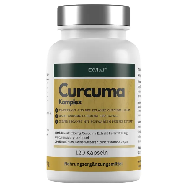 EXVital Curcuma Komplex capsule 120 curcuma piperina