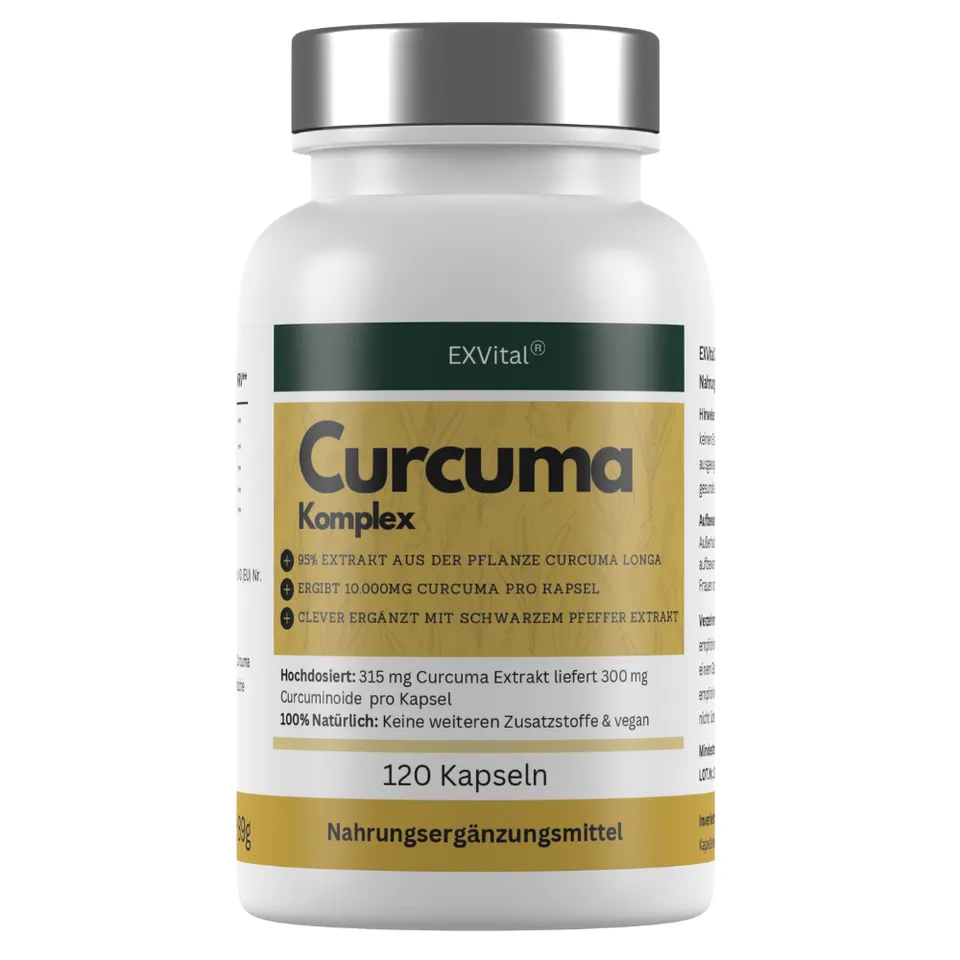 EXVital Curcuma Komplex capsule 120 curcuma piperina