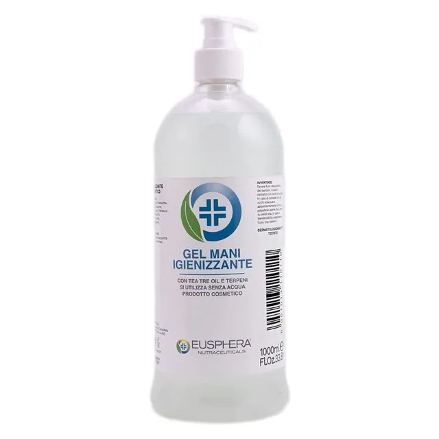 Eusphera Creme CBD gel mani igienizzante 2x1 L