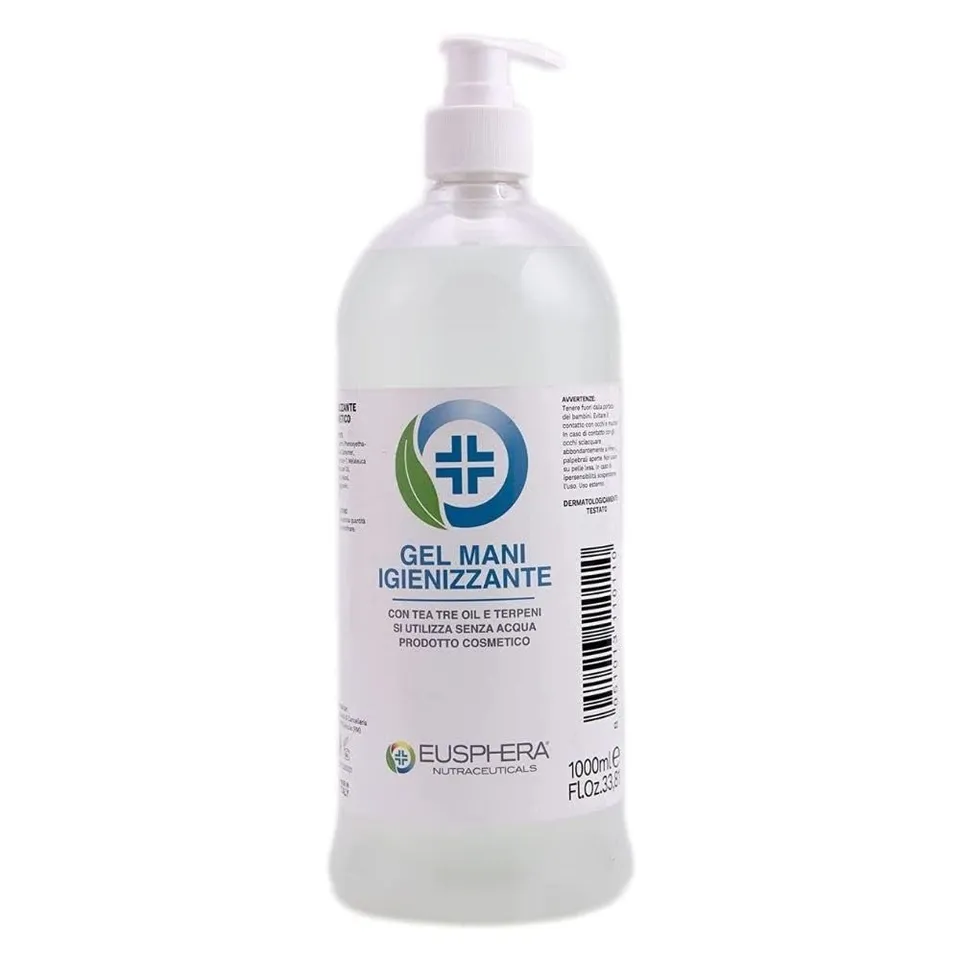 Eusphera Creme CBD gel mani igienizzante 2x1 L