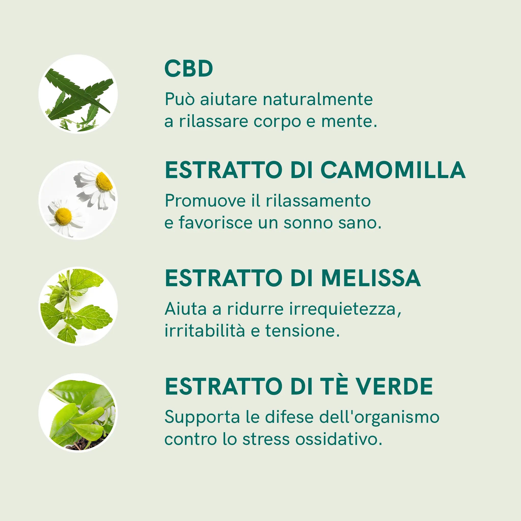 Nordic Oil CBD Gummies RELAX 60 Gommose 10 mg Camomilla