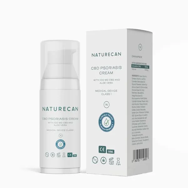 Naturecan CBD Crema Psoriasi 50 ml 100 mg aloe vera