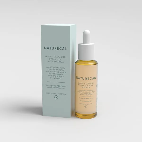 Naturecan Olio Viso CBD Marula 70mg 30ml vegano luminoso