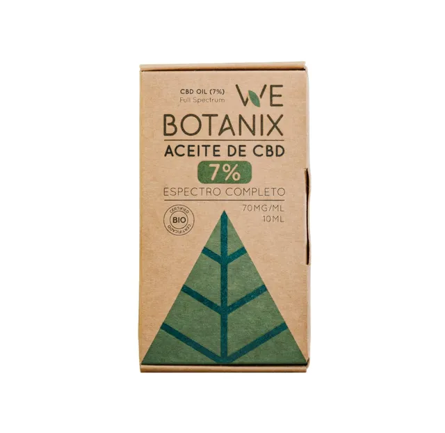 Webotanix Olio CBD 7% BIO 10 ml spettro completo