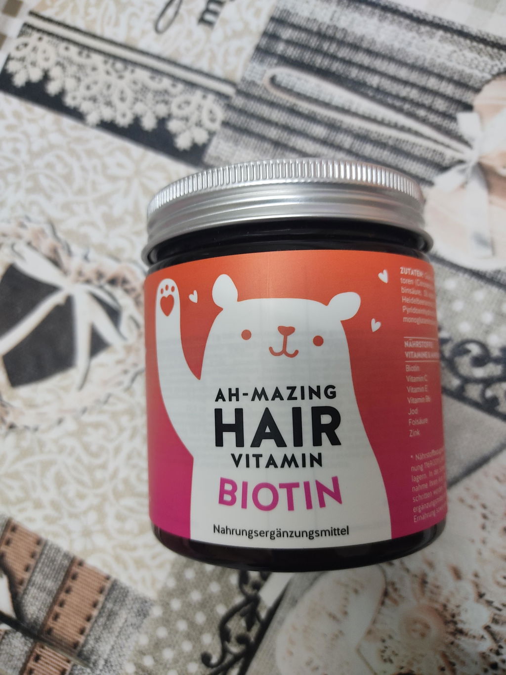 Beauty Bears Ah-Mazing Hair Biotina gommose 45 giorni vegan