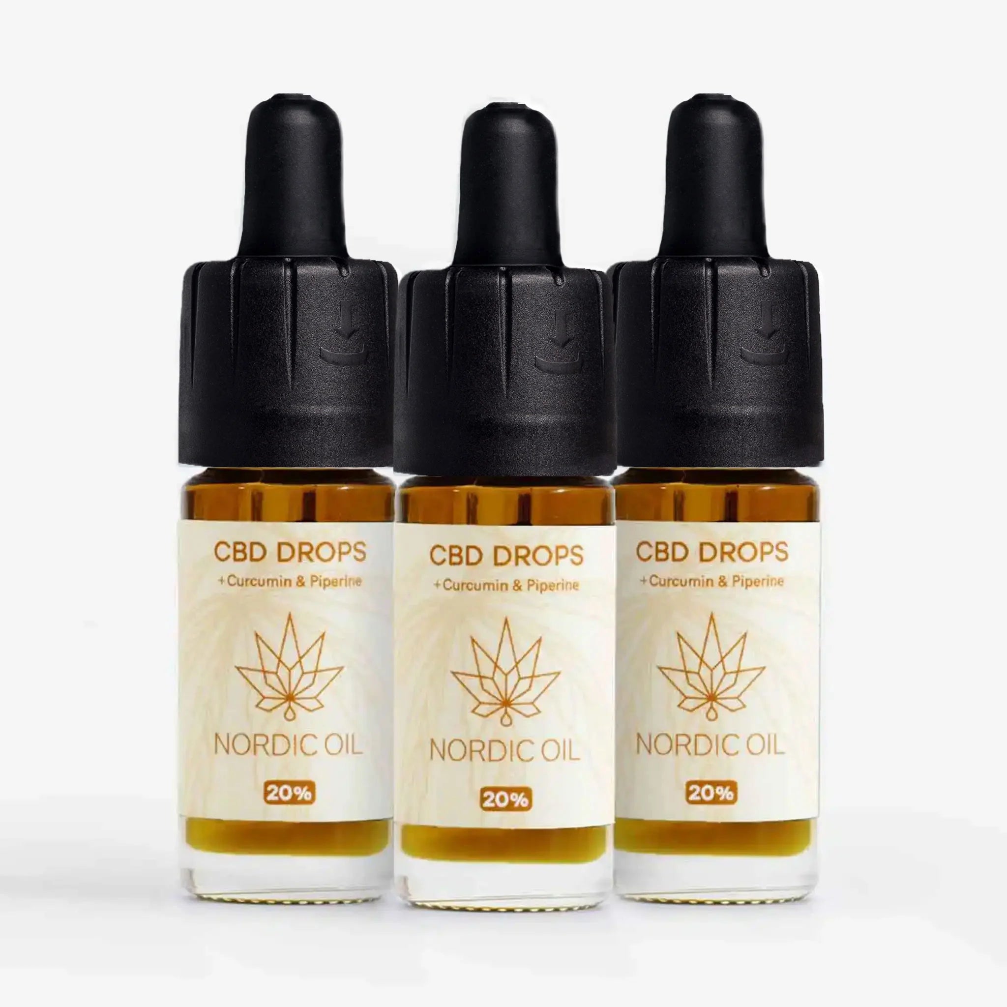 Nordic Oil Olio CBD Curcumina 20% olio 6 mg per goccia