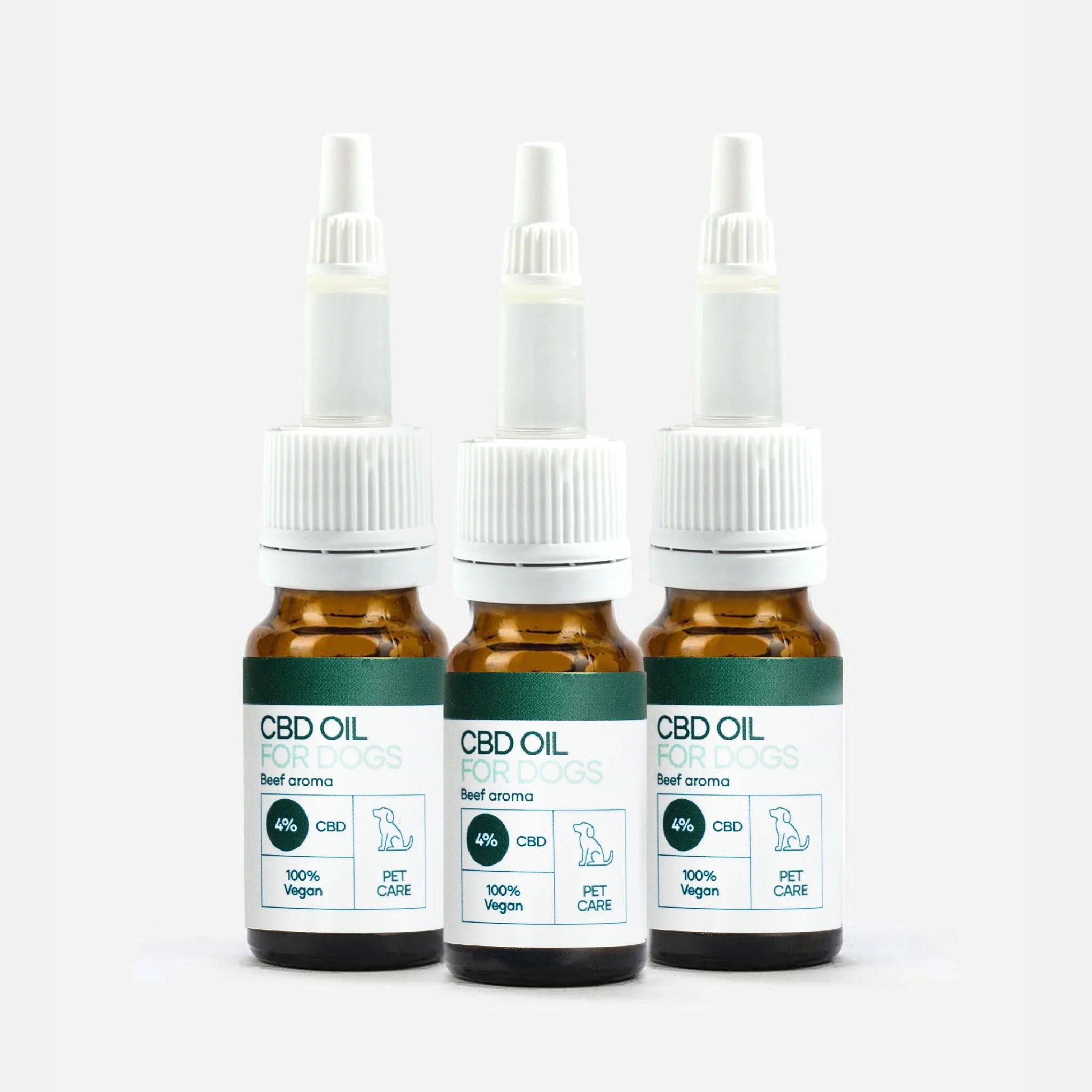 Nordic Oil Plus Olio CBD Cani 4% Manzo 3x10 ml 400 mg