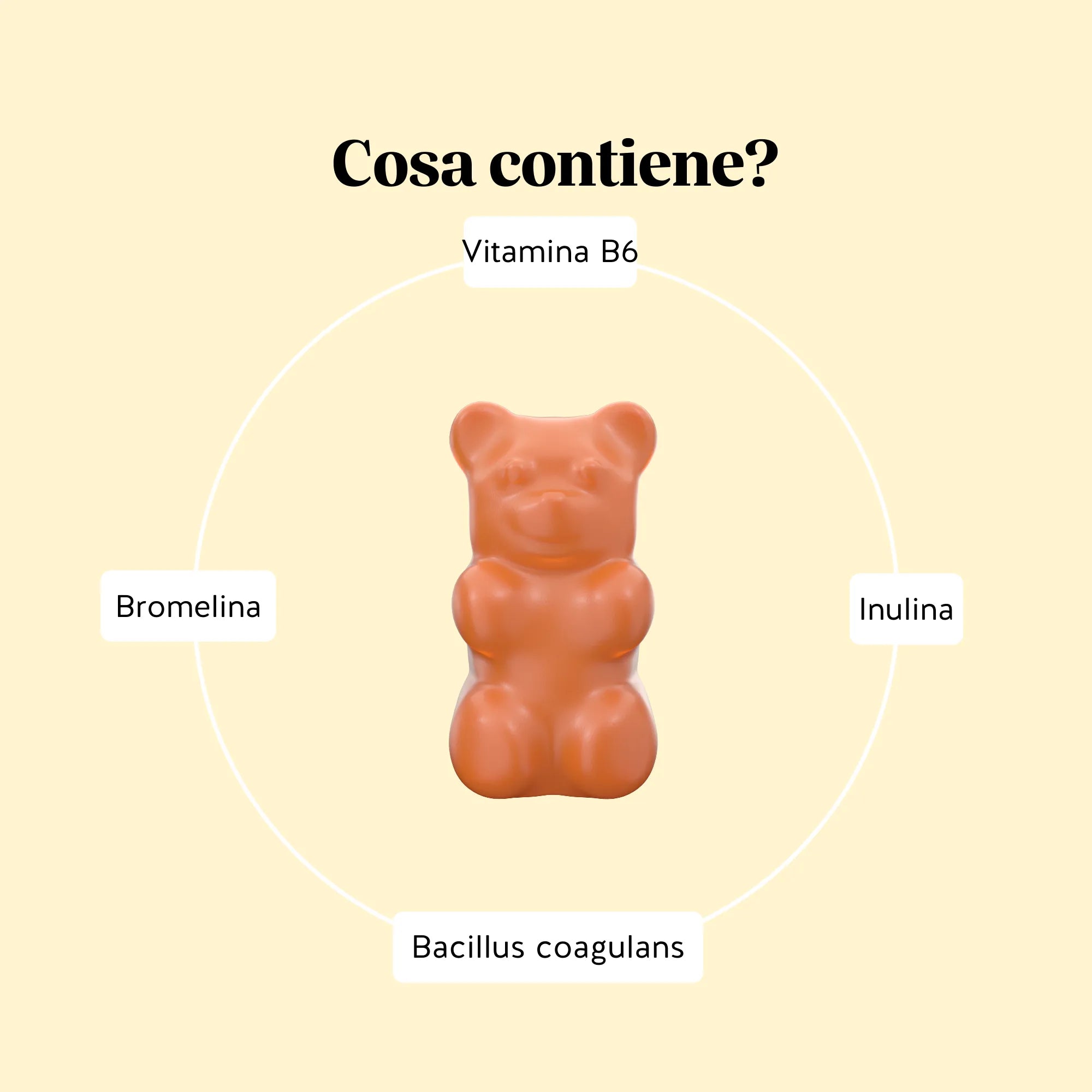 Beauty Bears Rest Digest integratore intestino 45 orsetti arancia