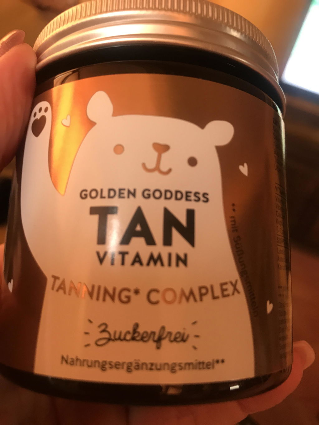 Beauty Bears Golden Goddess Tan Vitamin orsetti 45 giorni betacarotene
