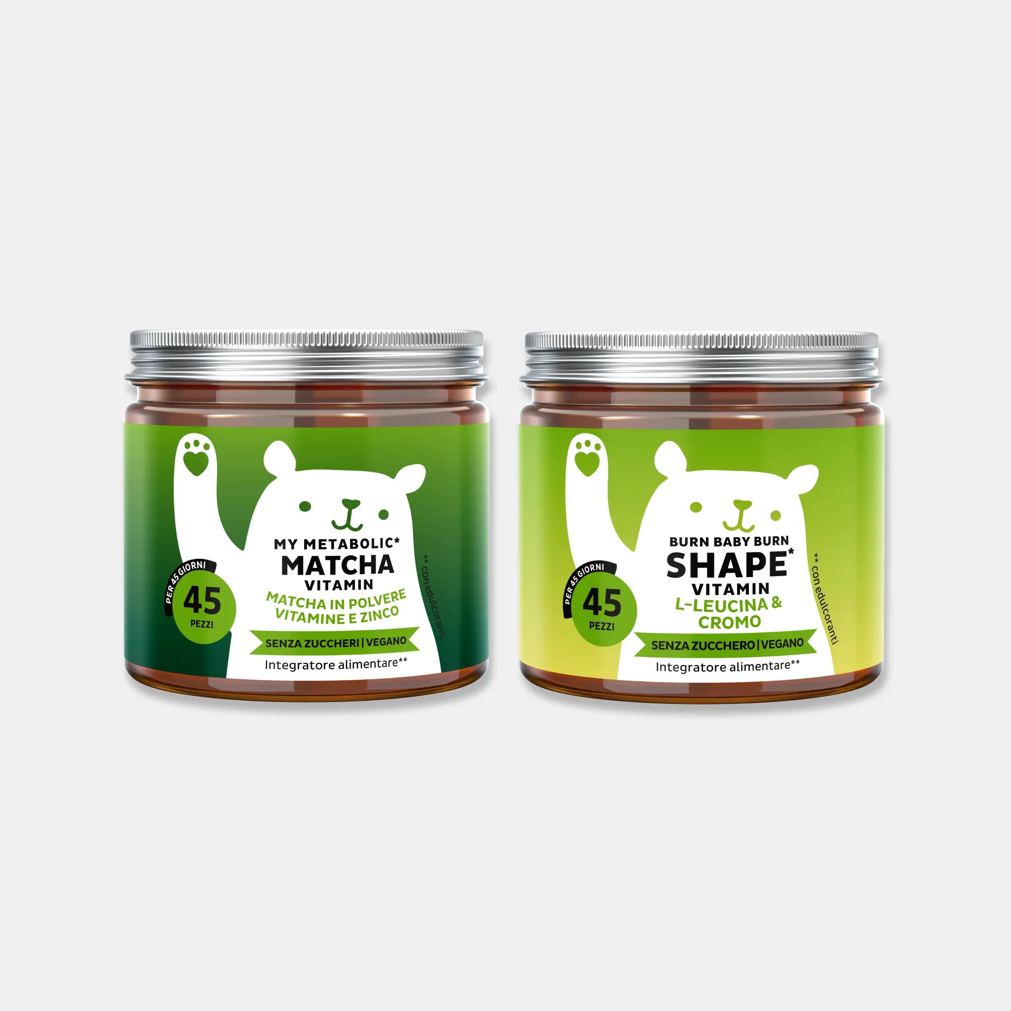 Beauty Bears Green Up Duo integratore metabolismo 2x45 orsetti